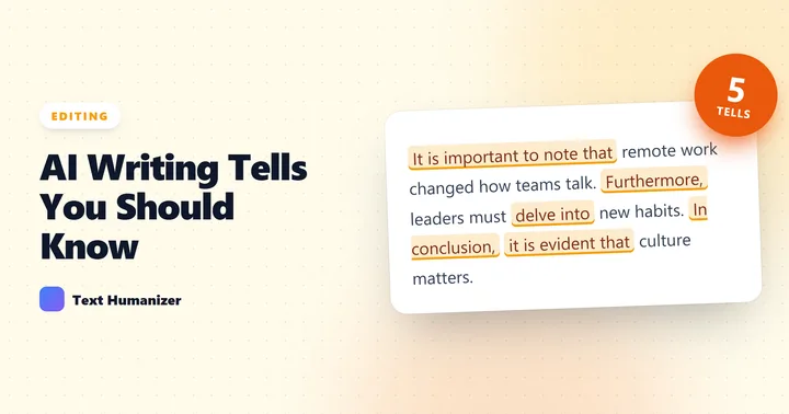 Cover image for the article: 7 AI Writing Habits That Give You Away Instantly